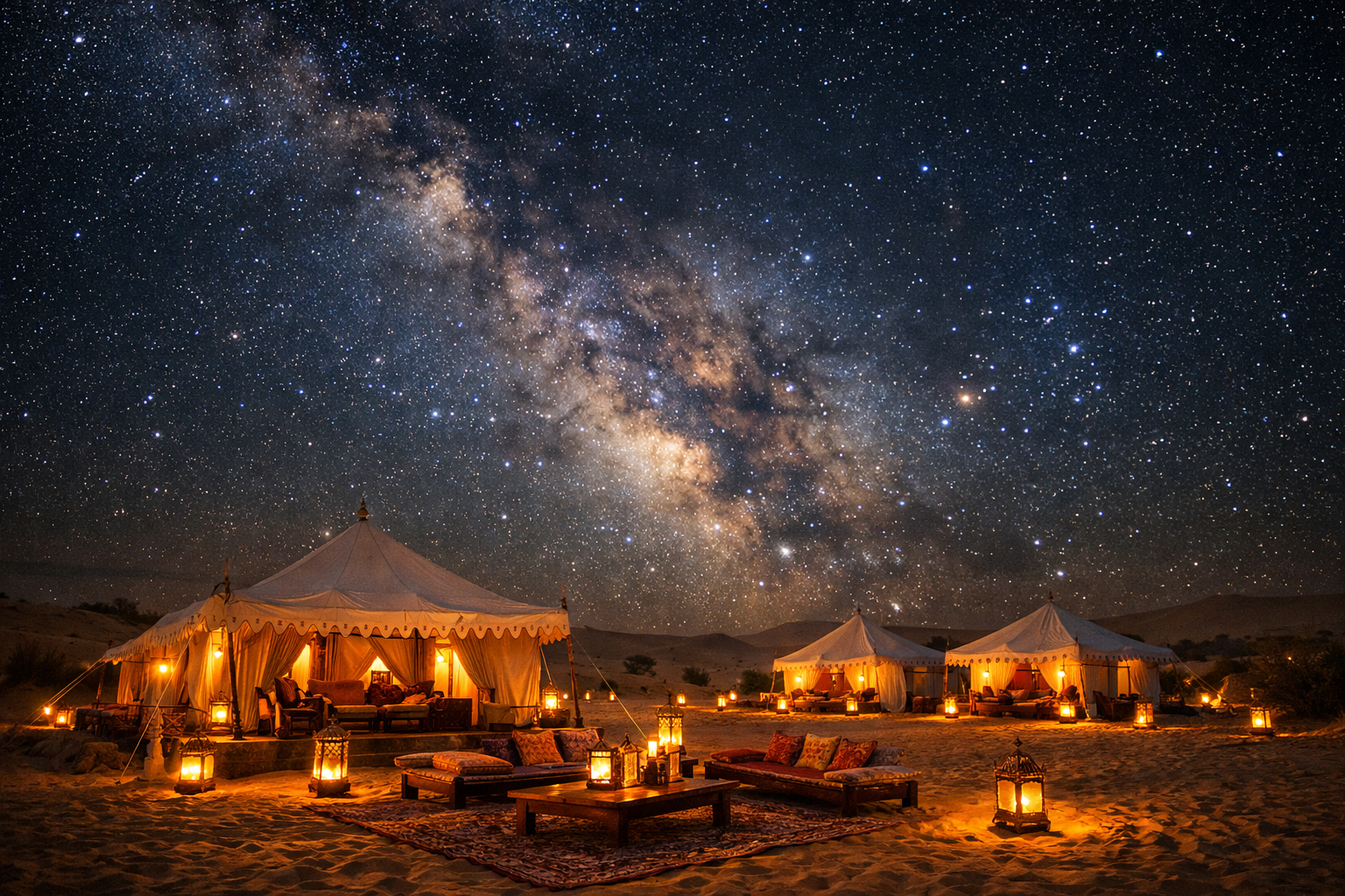 Starry Desert Camp
